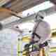 Asbestos in the Home and Workplace - PVW Jan 2023 blog post Dismantling fiber cement roof with asbestos in Power Station